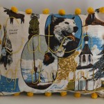 Catch of the day (front), 2016, repurposed tea toel, embroidery, cloth, trims, 27 x 36 x 7cm